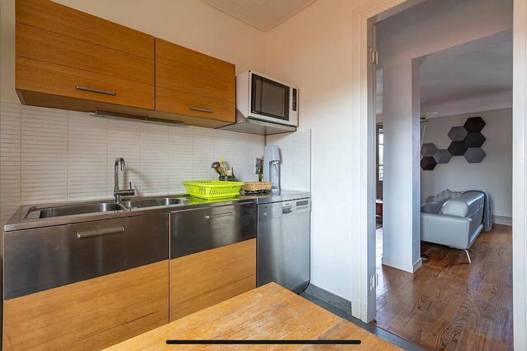 דירות Exceptionnel 3 Pieces Art Deco En Dernier Etage Avec Garage Prive Centre ביאריץ מראה חיצוני תמונה